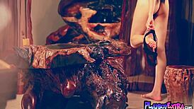 passionate chinese teen wu muxi strips to reveal hairy pussy 😍 all natural petite beaver exposed 🔥