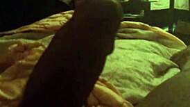 Watch this shemale stroke her huge cock to explosive cumshot
