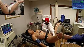 Rebel Wyatt in Latex Gloves Deepthroats Tattoo Pierced Face Fucked by Huge Cock