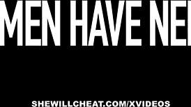 Unhappy Wife Rides Boytoy Cock Hard Before Husband's Eyes