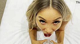 Monika Fox's Pierced Nipples Drip Wet as Slut Takes Golden Shower Mouthful Cum in 2023!
