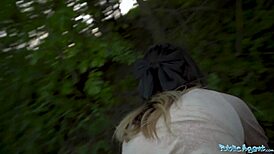 megan love craves outdoor pounding on her knees for that massive shaft