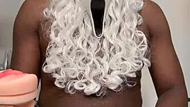 Dude I'm punishing my hot new toy with this massive black cock now