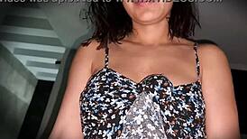 Colombian Schoolgirl Teases Teacher with Sultry Moans