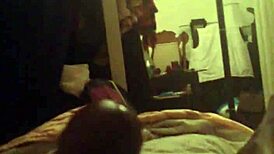 Watch this shemale stroke her huge cock to explosive cumshot