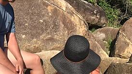 Outraged Passersby Watch Her Suck Cock Begging for Public Ass Fuck Outdoor