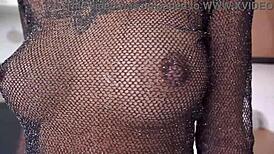 hey larinha, your huge brazilian tits bounce while monster cock stretches that ass wide??