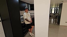 Hey your friend's horny wife deepthroats my cock behind his back