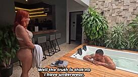 Muscular Stud Pounds Redhead Stranger's Big Ass In Hotel Room