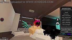 having a NICE DUEL with her riding my cock DOGGYSTYLE then COWGIRL