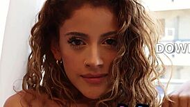 hey look at my naked body alana reay strips clothes off curly teen ass and tits