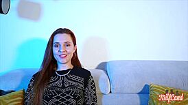 kira and oletsha's generous milf curves shine in steamy french threesome bliss