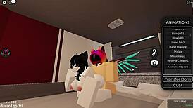 having a NICE DUEL with her riding my cock DOGGYSTYLE then COWGIRL