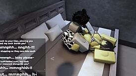 Roblox Catgirl Yields Big Ass After Tease