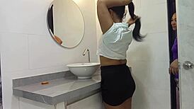 i let a stranger practice oral on my pussy and now she's my horny lover