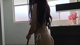 Service employee bends over for boss's rough fuck after misbehaving