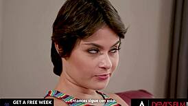 imagine alina ali strapping her straight bff nicole aria from devilsfilm