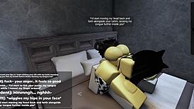 Roblox Catgirl Yields Big Ass After Tease