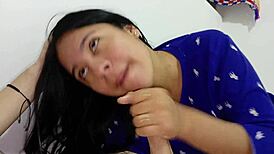 Hot Colombian Stepmom Sneaks In to Suck My Cock Ohhh She Loves It Deep