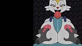 wanna see female cinderace's big tits bounce during that titty fuck game bang?