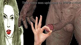 jerk off hard and shoot cum all over my pretty face joi