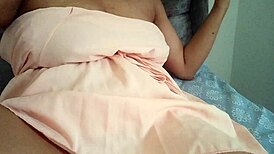 fiery filly fingers her juicy pussy and rubs massive tits wildly