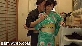 uber sexy japanese housewife cosplay anal bang with horny hubby uncensored