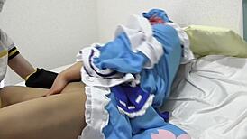 Yuyuko slips into cosplay for her japanese jav fuck fest