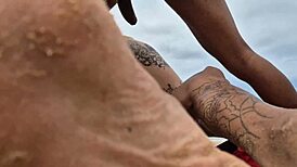 amateur latina teen anal pounding turns into beach street gangbang orgy