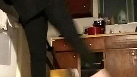 grooving through an intense workout session with beats