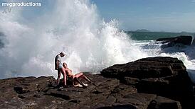 busty blonde screams in bbc anal dp threesome with massive orgasms and cum