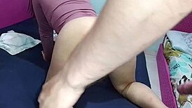 Gym girl begs for my small cock pounding her tight latina ass