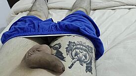 Hey, look at this Brazilian cock just resting and ready for some homemade fun