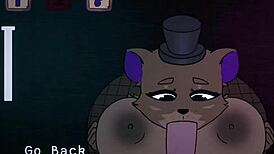 five nights at fuzzboobs freddy's furry boob tease game
