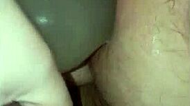 i'm squatting on huge dildo fuckin n cumming hard!!