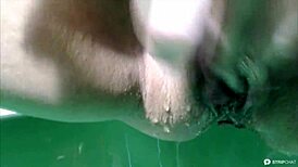 russian milf squirts wet pussy closeup and pisses private