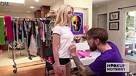 90-Pound Fuck Doll Jane Wilde Begs Bryan Gozzling to Pound Her Tight Pussy!