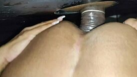 Gloryhole black cock suck turns into anal slut frenzy!