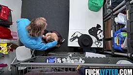 Masked burglar catches petite teen hannah quinn and fucks her tight pussy