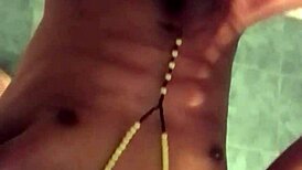 Solo cock tease unfolds