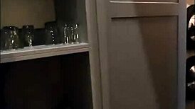 hey watch this horny housewife tease plumber strip him naked for ignored blowjob and handjob combo