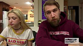 90-Pound Fuck Doll Jane Wilde Begs Bryan Gozzling to Pound Her Tight Pussy!