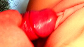 Double Penetrating Cute Shaved Fuck Doll's Big Pussy And Ass Close-Up