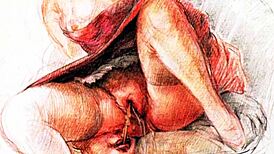 vintage retro hairy erotic art from antique collections unveiled