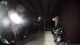 Wife Bent Over for Rough Outdoor Public Pussy Pounding and Creampie Finish