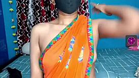 Sexy indian girl spreads legs for intense hardcore pussy pounding live