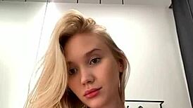 maria thull slowly strips teasing every ripped cloth off her body