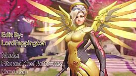 Mercy handclap overwatch hentai blowjob music video