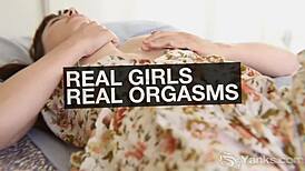 Tegan Mohr Grinds Foot Against Swollen Clit to Intense Orgasm