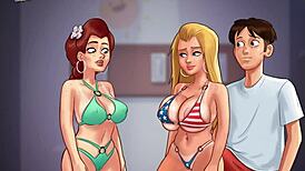 Blonde Big Tits Erotic Adventures in Summertime Saga 221